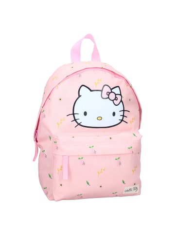 COFI 1453 Hello Kitty Rucksack –geräumigem Hauptfach und verstellbaren in Rosa