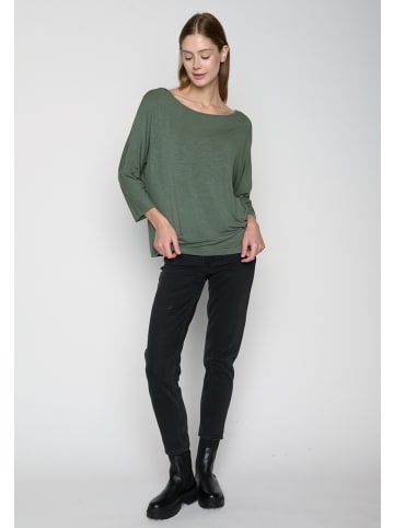 GreenBomb Longsleeve Basic in Moos Grey