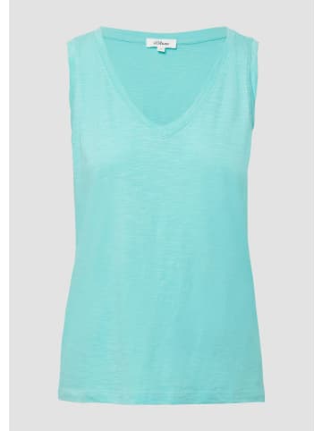 s.Oliver T-Shirt in 6099_ozeangrün