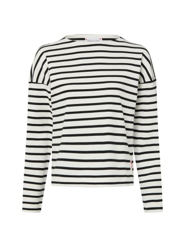 Marie Lund Sweatshirt in ecru schwarz - 0004