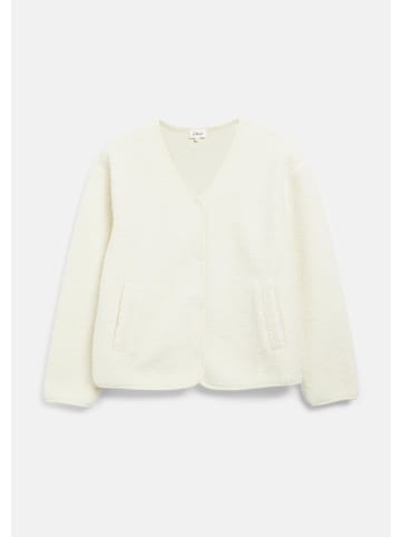 s.Oliver Sweatshirt Jacke in 0700_creme