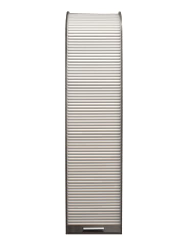 58 aufm Kessel JALOUSIESCHRANK Eadi 46 x 44 x 192 Rollladenschrank Graphit/Weiß