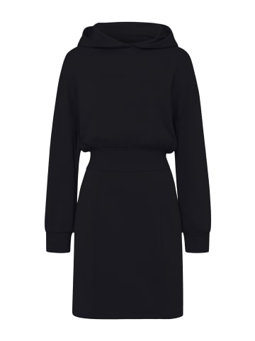 Les Lunes Hoodie-Kleid Charlie in schwarz