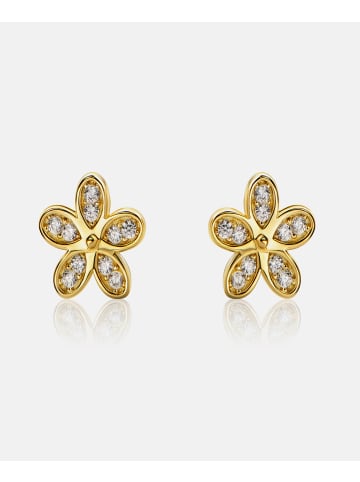 Diamant L'éternel Ohrringe aus 585 Gelbgold