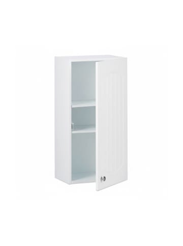 relaxdays Badezimmerschrank in Weiß - (B)30 x (H)60 x (T)20,5 cm