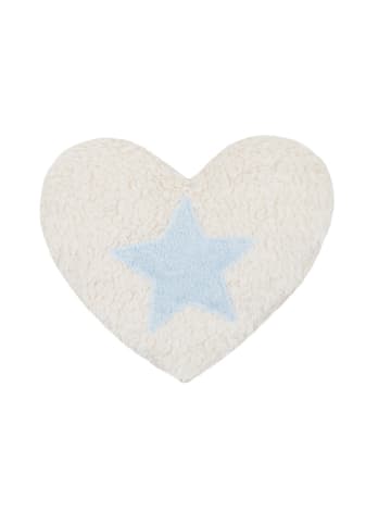 Efie Dinkel-Bio-Wärmekissen, blauer Stern, GOTS, Made in Germany, Größe ca 23x22 cm