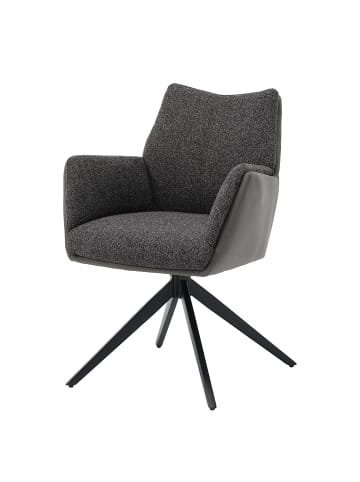 home24 Armlehnenstuhl Kabla in Anthrazit