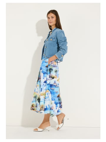 More & More sommerliches Coastal-Print-Blusentop in summer print