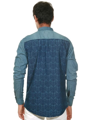 FIOCEO Langarmhemd in indigo