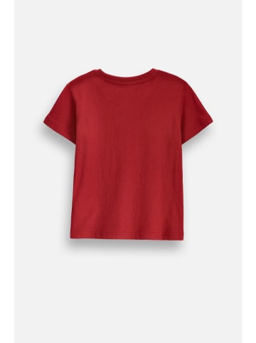 MOKIDA T-Shirt mit kurzen Ärmeln in dunkelrot