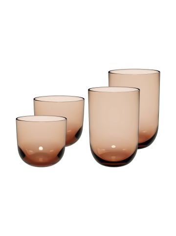 like. by Villeroy & Boch 4er Set Trinkgläser Like Glass in Clay