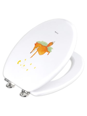 Mr. & Mrs. Panda WC Deckel Fuchs Sterne ohne Spruch in Weiß