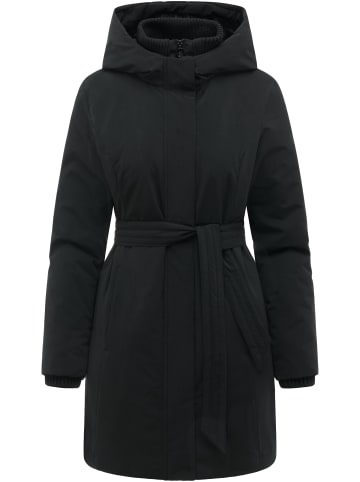 ragwear Kurzmantel Northe Y in Black