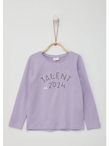 s.Oliver T-Shirt langarm in Lila