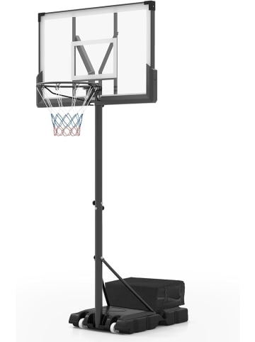 COSTWAY Basketballkorb Outdoor in Schwarz