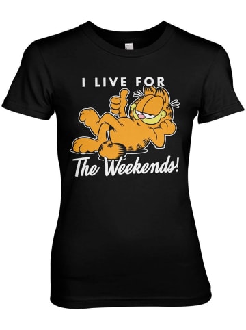Garfield Shirt in Schwarz
