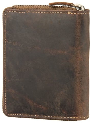 Greenburry Geldbörse Vintage in Sattelbraun