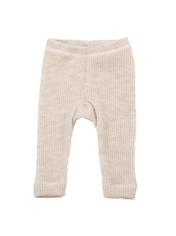 Joha Leggings aus Merinowolle in creme