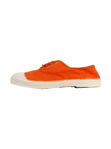 Bensimon Tennis mit Schnürsenkeln Orange