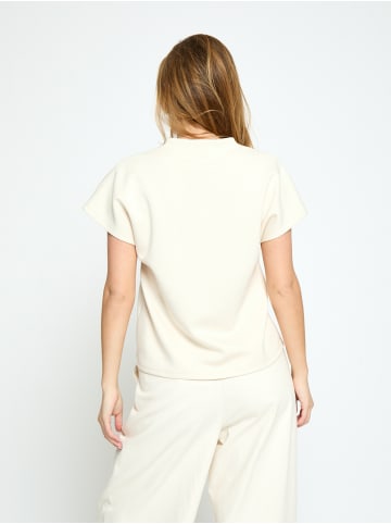 Peppercorn Top in Whitecap Creme