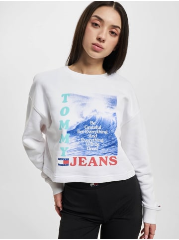 Tommy Hilfiger Tommy Hilfiger Damen Tommy Jeans Boxy Crop Wave in white