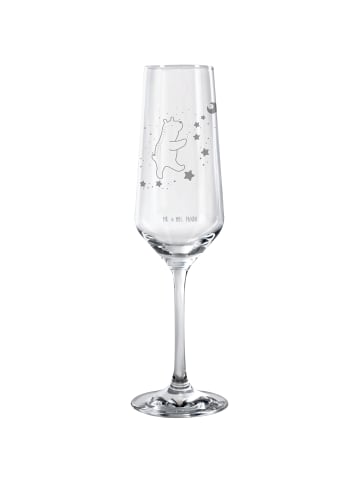 Mr. & Mrs. Panda Trinkglas Bär Träume ohne Spruch in Transparent