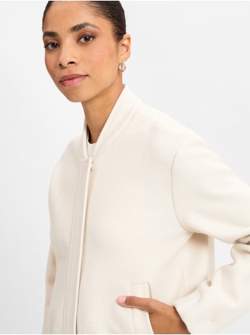 MARC CAIN COLLECTIONS Jacke aus Schurwolle in ecru - 0001