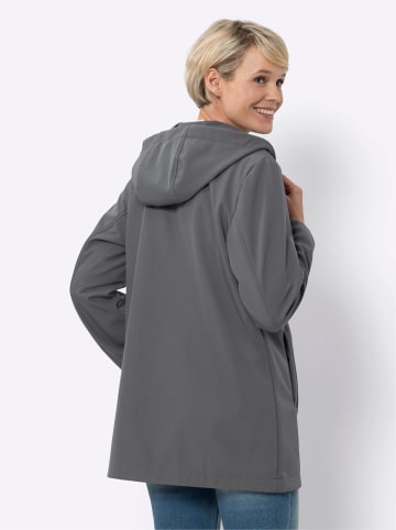 Sieh an! Softshell-Jacke in anthrazit