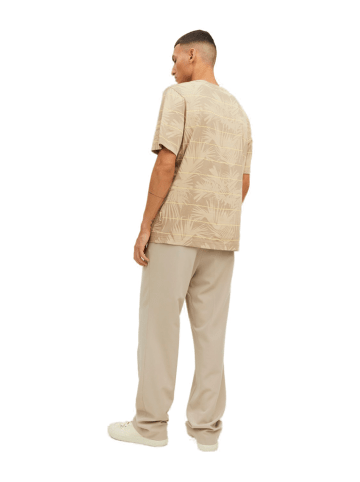 Jack & Jones T-Shirt JORPALMA in Beige