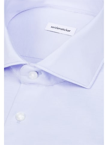Seidensticker Jerseyhemd Shaped in Hellblau