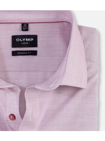 OLYMP  Langarm Business Hemd für Herren in mauve