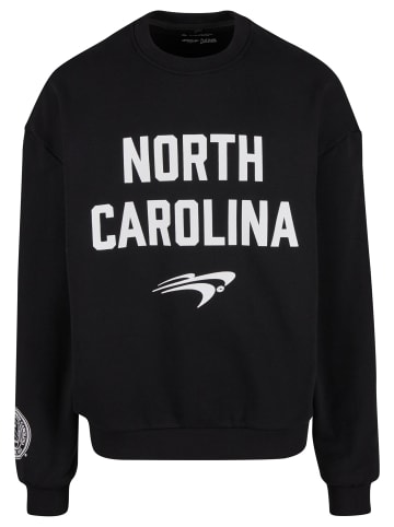 Mister Tee Mister Tee North Carolina Bold Faced Oversize Crewneck in black