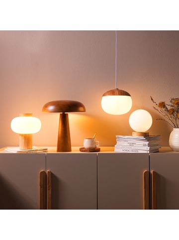 home24 Akku-Tischleuchte DENKI in Weiß