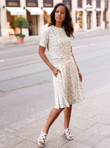 WITT WEIDEN Kurzarm-Shirt in sesam-ecru-bedruckt