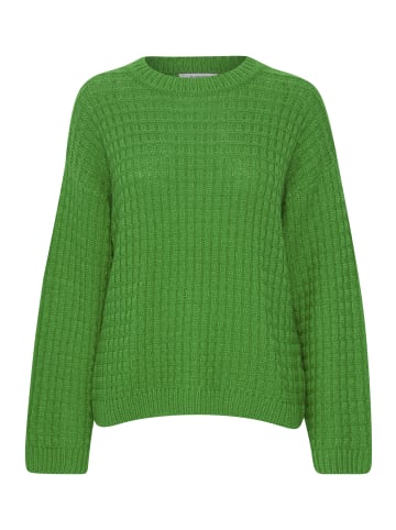 b.young Grobstrick Pullover Sweater mit Abgesetzten Schultern in Grün