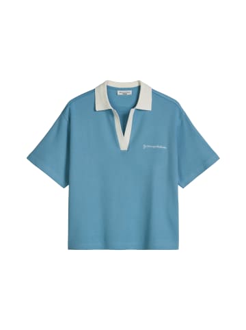 Marc O'Polo DENIM Poloshirt relaxed in Medium Blue