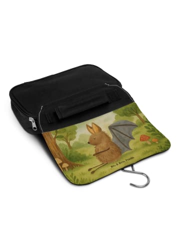 Mr. & Mrs. Panda beautycase Fledermaus Sitzen Design ohne Spruch in Weiß