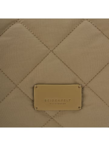 Seidenfelt Hetta Handtasche 30 cm in Greige Khaki