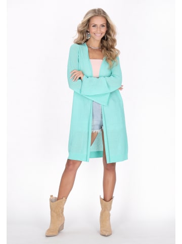 IZIA Women Cardigan in turquoise