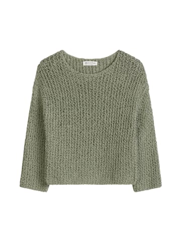 Marc O'Polo Pullover loose cropped in Fresh Sage