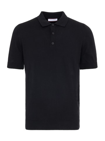 Felix Hardy Polo Shirt Kurzarm in Schwarz-Bordeaux