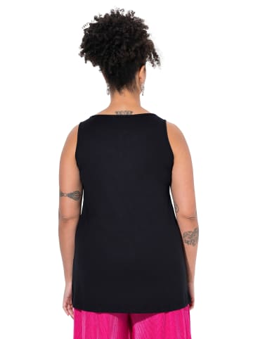 MIAMODA Strick-Top in schwarz