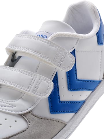 Hummel Klettverschluss Sneaker Victory Kinder in WHITE/BLUE