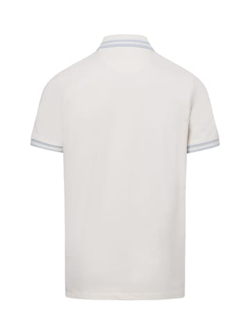 Finshley & Harding London Poloshirt in ecru hellblau - 0001