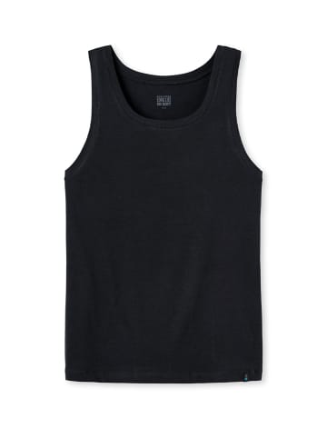 Schiesser Unterhemd / Tanktop Long Lift Soft in Blauschwarz