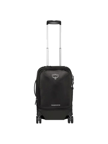 Osprey Transporter Hardside Hybrid - 4-Rollen-Trolley 55 cm in schwarz