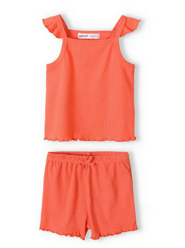 Minoti 2tlg. Outfit: Top & Shorts beauty 8 in orange