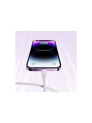 COFI 1453 Joyroom USB C – Iphone -Kabel mit einer Leistungvon 20 W in Weiß