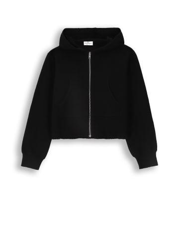 Coccodrillo Sweatshirt mit Reißverschluss in schwarz