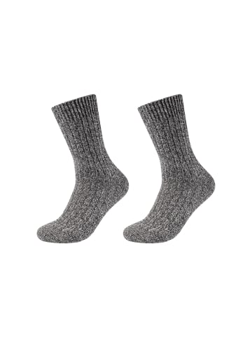 camano Socken 2er Pack warm & cozy in anthracite